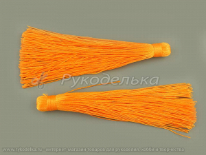 Кисть 12см. Оранжевая