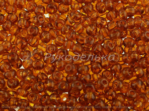 Бисер чешский Preciosa Размер 6/0. Коричневый (10110) NT.10гр.