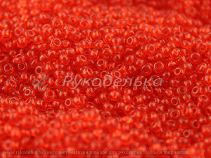 Бисер чешский Preciosa 10/0. Красный (90070) NT. 50гр