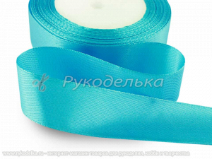 Лента атласная. Голубая №20. 25мм.