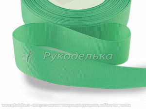 Лента репсовая. Бирюзовая №207. 25мм