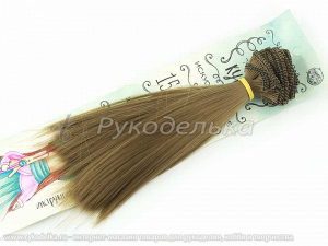Волосы для кукол прямые. №30. 15смх100см.