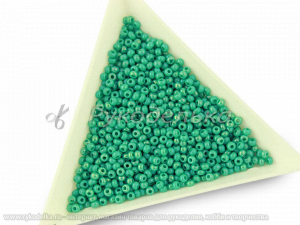 Бисер чешский Preciosa 10/0. Бирюзовый (64130) OL. 10гр
