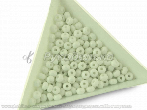 Бисер чешский Preciosa 6/0. Белый (03050) NO. 10гр.
