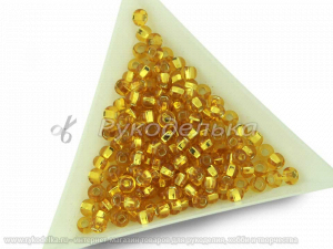 Бисер чешский Preciosa 6/0. Коричневый (17050) TSL. 10гр