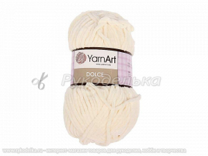 Пряжа YarnArt. Dolce 100гр. Молочный (745).