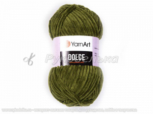 Пряжа YarnArt. Dolce 100гр. Мох (772).