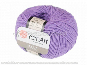 Пряжа YarnArt. Jeans 50гр. Фиалка (72).