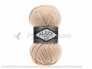 Пряжа Alize Superlana Maxi. 100гр. Медовый (310)