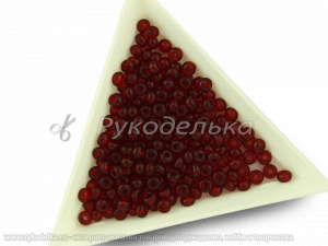 Бисер чешский Preciosa 6/0. Красный (90120) NT. 10гр.