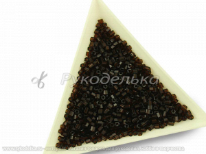 Бисер чешский Preciosa. Рубка. Темно-коричневый (10140) NT. 10гр