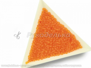 Бисер чешский Preciosa 10/0. Оранжевый (90000) NT. 10гр