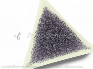Бисер чешский Preciosa 10/0. Фиолетовый (01121) CSD. 10гр