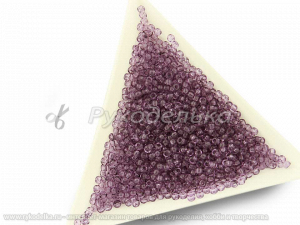 Бисер чешский Preciosa 10/0. Фиолетовый (01122) CSD. 50гр