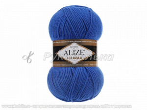 Пряжа Alize Lana Gold. 100гр. Василек (141)