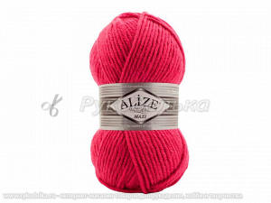 Пряжа Alize Superlana Maxi. 100гр. Фуксия (798)