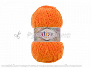 Пряжа Alize Softy Plus. 100гр. Оранжевый (06)