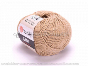 Пряжа YarnArt. Jeans 50гр. Лен (48).