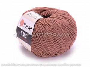 Пряжа YarnArt. Jeans 50гр. Бежевый темный (71).