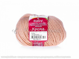 Пряжа троицкая. Кроха. 50гр. Песочный (124)