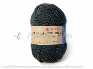 Пряжа Пехорка. Детская новинка 50гр. Самшит (490)