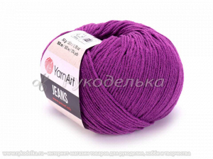 Пряжа YarnArt. Jeans 50гр. Слива (50).
