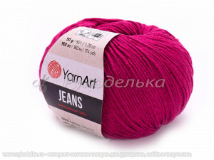 Пряжа YarnArt. Jeans 50гр. Цикламен (91).