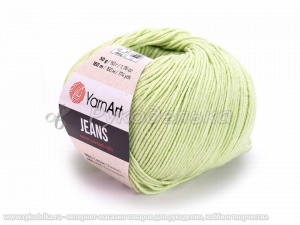 Пряжа YarnArt. Jeans 50гр. Салатовый (11).