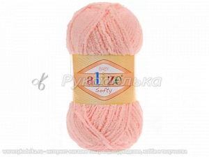 Пряжа Alize Softy. 50гр. Пудра (340)