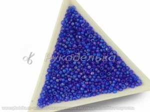 Бисер чешский Preciosa 10/0. Синий (31050) TR. 10гр.