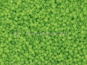 Бисер чешский Preciosa 10/0. Зеленый (02654) ASD. 10гр