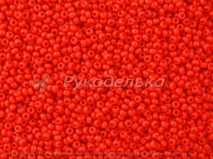 Бисер чешский Preciosa 10/0. Красный (93170) NO. 50гр