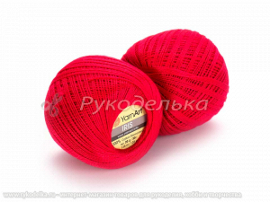 Пряжа YarnArt. Ирис. Красный (916). 20гр
