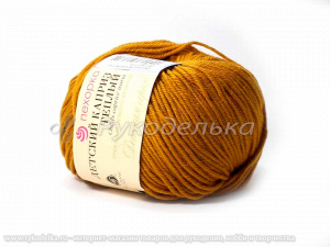 Пряжа Пехорка. Детский каприз теплый. 50гр. Горчица (447).