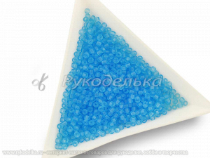 Бисер чешский Preciosa 10/0. Голубой матовый (60000m) NT