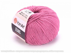 Пряжа YarnArt. Jeans 50гр. Увядшая роза (65).