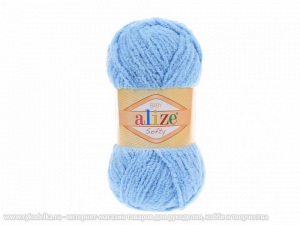 Пряжа Alize Softy. 50гр. Голубой (40)
