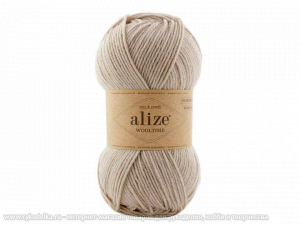 Пряжа Alize Wooltime. 100гр. Беж меланж (152)
