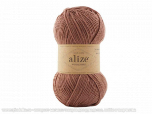 Пряжа Alize Wooltime. 100гр. Молочный шоколад (581)