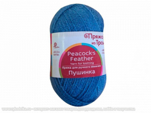 Пряжа троицкая. Пушинка. 50гр. Светлый джинс (256)