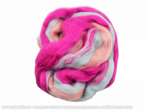 Шерсть для валяния. 50гр. Меланж №25. (424)