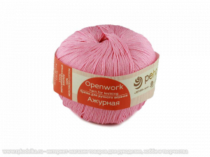 Пряжа Пехорка. Ажурная 50гр. Розовый (20)
