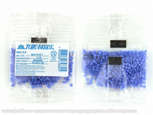 Бисер японский TOHO. 11/0. Васильковый (048L). Непрозрачный. 5гр.