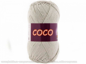 Пряжа Vita. Сосо. Серый светлый (3887). 50гр.