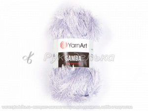 Пряжа YarnArt. Samba (травка) 100гр. Светлый серый (0010).