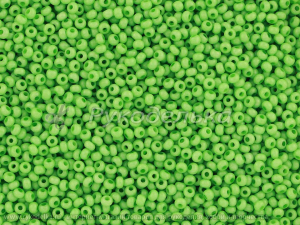 Бисер чешский Preciosa 10/0. Зеленый (03661) NO. 10гр