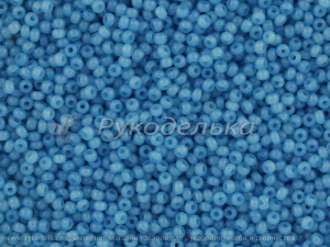 Бисер чешский Preciosa 10/0. Голубой (02132) ASD. 10гр