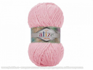 Пряжа Alize Softy Plus. 100гр. Светло-розовый (31)