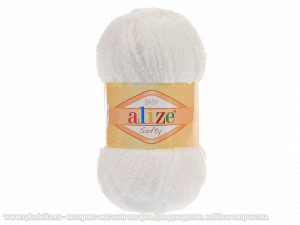 Пряжа Alize Softy. 50гр. Жемчужный (450)