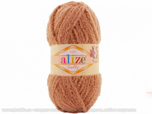 Пряжа Alize Softy. 50гр. Беж теплый (261)